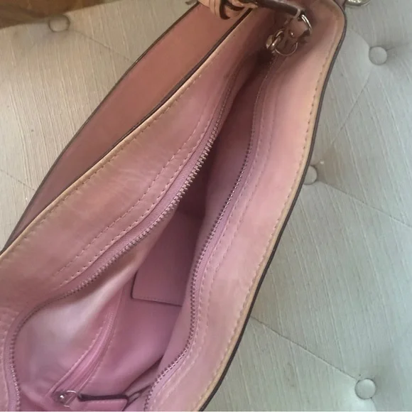 Coach Bag, Beige and Pink, F14708 - Picture 16 of 16